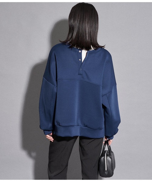 ANAP(アナップ)の「ダンボールデザインプルオーバー(Tシャツ/カットソー・レディース・ブルー/オフホワイト/ブラック・FREE)」の9枚目の写真