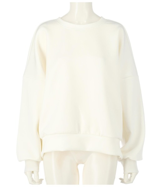 ANAP(アナップ)の「ダンボールデザインプルオーバー(Tシャツ/カットソー・レディース・ブルー/オフホワイト/ブラック・FREE)」の11枚目の写真