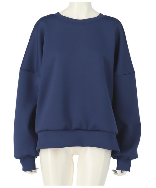 ANAP(アナップ)の「ダンボールデザインプルオーバー(Tシャツ/カットソー・レディース・ブルー/オフホワイト/ブラック・FREE)」の13枚目の写真