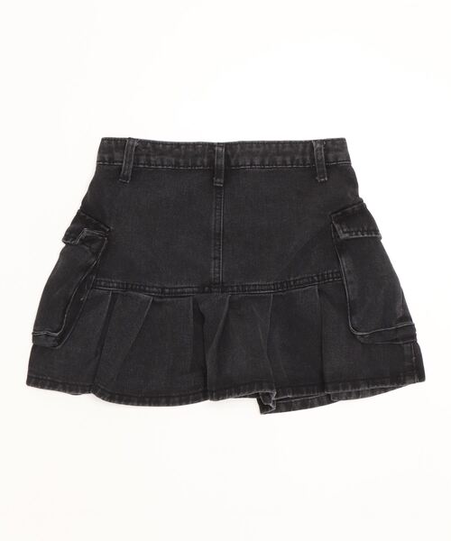 Figments(フィグメンツ)の「カーゴプリーツヘムデニムスカート(デニムスカート・レディース・ブラック・SMALL/MEDIUM)」の14枚目の写真