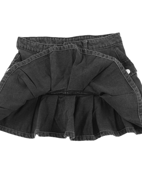 Figments(フィグメンツ)の「カーゴプリーツヘムデニムスカート(デニムスカート・レディース・ブラック・SMALL/MEDIUM)」の13枚目の写真
