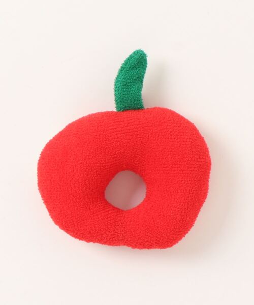 baby cheer（ベイビーチアー）の「りんごラトル【日本製】（その他ベビー用品・キッズ・ライトグリーン/レッド・FREE）」の3枚目の写真
