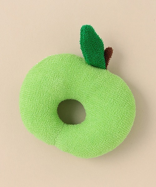 baby cheer（ベイビーチアー）の「りんごラトル【日本製】（その他ベビー用品・キッズ・ライトグリーン/レッド・FREE）」の4枚目の写真