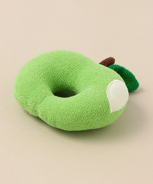 baby cheer（ベイビーチアー）の「りんごラトル【日本製】（その他ベビー用品・キッズ・ライトグリーン/レッド・FREE）」の5枚目の写真