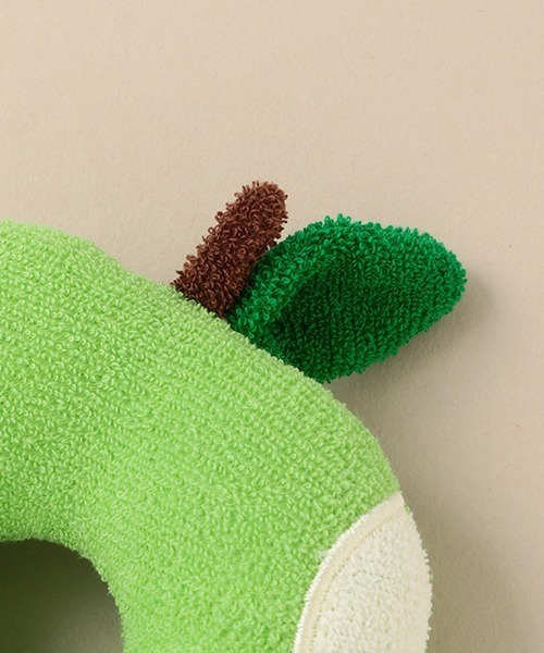 baby cheer（ベイビーチアー）の「りんごラトル【日本製】（その他ベビー用品・キッズ・ライトグリーン/レッド・FREE）」の6枚目の写真