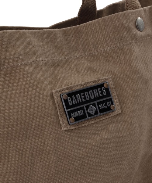 BAREBONES(ベアボーンズ)の「BAREBONES/ベアボーンズ Neelum Market Tote/ニーラムマーケットトート(トートバッグ・メンズ・カーキ・FREE)」の16枚目の写真