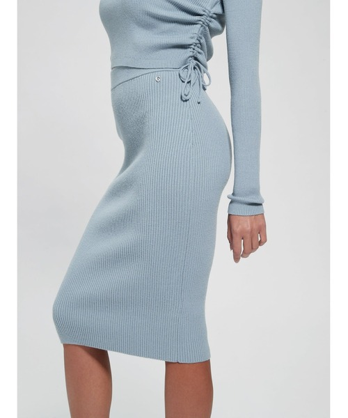 Guess（ゲス）の「Eco Claire Sweater Skirt（スカート・レディース・ライトブルー・SMALL/MEDIUM/X-SMALL）」の2枚目の写真