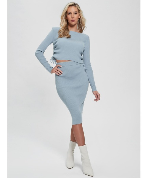 Guess（ゲス）の「Eco Claire Sweater Skirt（スカート・レディース・ライトブルー・SMALL/MEDIUM/X-SMALL）」の5枚目の写真