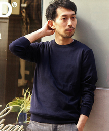 EDIFICE | ◇COTTON 16GG クルーネックプルオーバーニット(ニット/セーター)