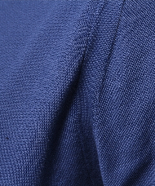 EDIFICE（エディフィス）の「◇COTTON 16GG クルーネックプルオーバーニット（ニット/セーター・メンズ・ホワイト/ネイビー/ブルー系その他・44/48/46）」の8枚目の写真