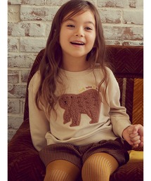 Samansa Mos2 Lagom（サマンサモスモスラーゴム）の「もふもふクマトレーナー（Tシャツ/カットソー・キッズ）」