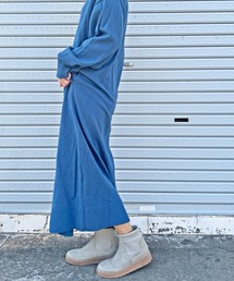 【SUGAR SUGAR シュガーシュガー】リブニットソックスブーツ