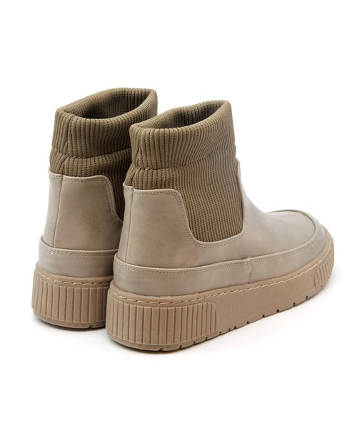 Sugar Sugar（シュガーシュガー）の「【SUGAR SUGAR シュガーシュガー】リブニットソックスブーツ（ブーツ・レディース・グレー/ブラウン系その他/ブラック・S/M/L/LL）」の9枚目の写真