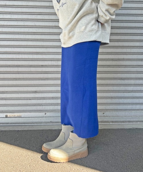 Sugar Sugar（シュガーシュガー）の「【SUGAR SUGAR シュガーシュガー】リブニットソックスブーツ（ブーツ・レディース・グレー/ブラウン系その他/ブラック・S/M/L/LL）」の17枚目の写真