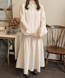 Ambre Neige | ぽこぽこフレアワンピース／【WEB/EC限定商品】(ワンピース)