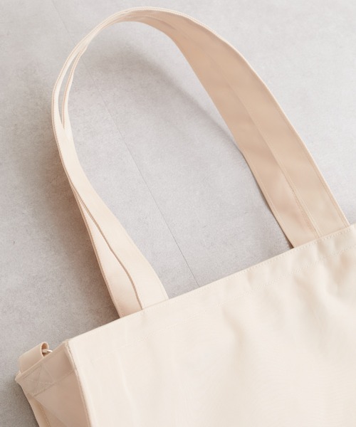 natural couture（ナチュラルクチュール）の「ナチュのカラフル推し活GOODS/WEB限定/撥水プレミアム遠征バッグ（トートバッグ・レディース・アイボリー/ピンク/グリーン/サックスブルー/ボルドー/オレンジ/パープル/グレー/ブラック・FREE）」の19枚目の写真