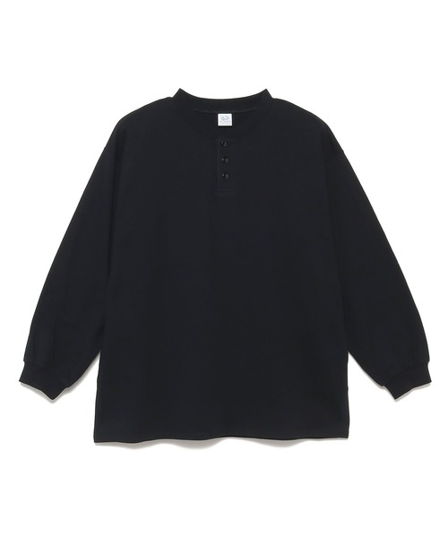 ヘビーオンスL/Sヘンリーネック / ロンT / 長袖 / シンプル