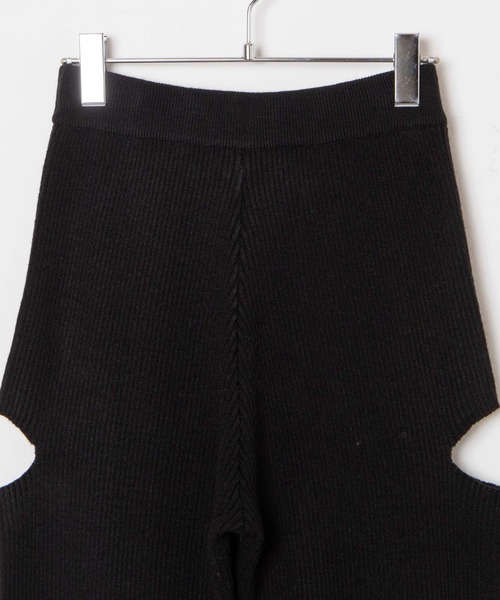 WEGO（ウィゴー）の「WEGO/ダメージニットパンツ（スウェットパンツ・レディース・ピンク/ブラック・FREE）」の20枚目の写真