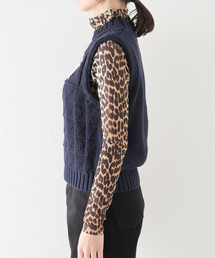 ganni ニットベスト セール33%OFF】ガニー GANNI GANNI ニットベスト Cotton Rope