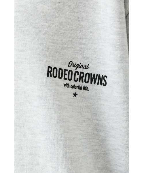 RODEO CROWNS WIDE BOWL（ロデオクラウンズワイドボウル）の「LOGO MANY PATCHESスウェット（スウェット・レディース・ピンク/グリーン/グレー×ホワイト/ブラック・FREE）」の15枚目の写真