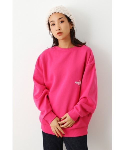 RODEO CROWNS WIDE BOWL（ロデオクラウンズワイドボウル）の「LOGO MANY PATCHESスウェット（スウェット・レディース・ピンク/グリーン/グレー×ホワイト/ブラック・FREE）」の20枚目の写真