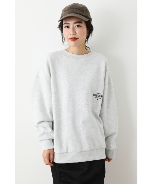 RODEO CROWNS WIDE BOWL（ロデオクラウンズワイドボウル）の「LOGO MANY PATCHESスウェット（スウェット・レディース・ピンク/グリーン/グレー×ホワイト/ブラック・FREE）」の8枚目の写真