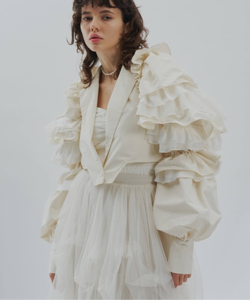 ラベルエチュード 2way sleeve design Jacket LA BELLE ETUDE（ラベルエチュード）の「2way sleeve design