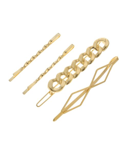 RESEXXY（リゼクシー）の「パールコンビメタルピン（ヘアピン・レディース・その他1/ゴールド・FREE）」の2枚目の写真