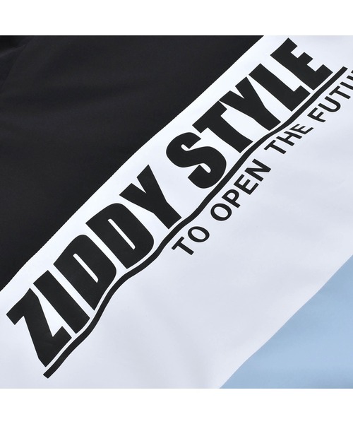 ZIDDY(ジディ)の「ZIDDY/フード付き 配色 切り替え タフタ ジャケット (130~160cm)(その他アウター・キッズ・オレンジ/ブルー・150/140/160/130)」の4枚目の写真