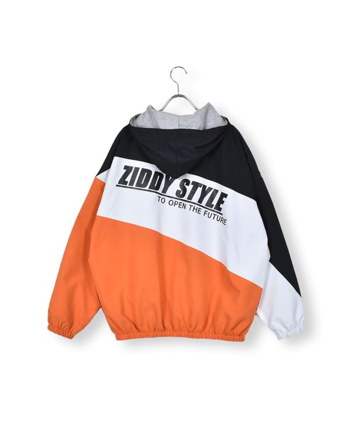 ZIDDY(ジディ)の「ZIDDY/フード付き 配色 切り替え タフタ ジャケット (130~160cm)(その他アウター・キッズ・オレンジ/ブルー・150/140/160/130)」の20枚目の写真