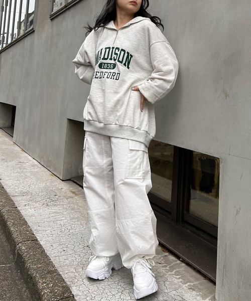 INGNI（イング）の「ドローコードカーゴパンツ（カーゴパンツ・レディース・ブラック/カーキ/アイボリー・FREE）」の10枚目の写真