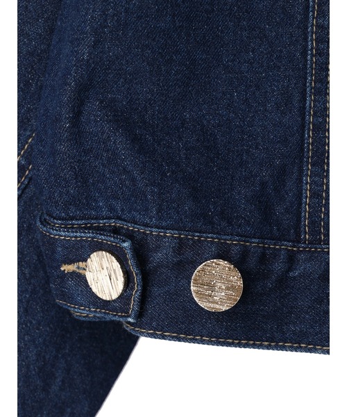 earth music&ecology(アースミュージックアンドエコロジー)の「マントスリーブGジャン(デニムジャケット・レディース・インディゴブルー/ホワイト系その他2・FREE)」の13枚目の写真