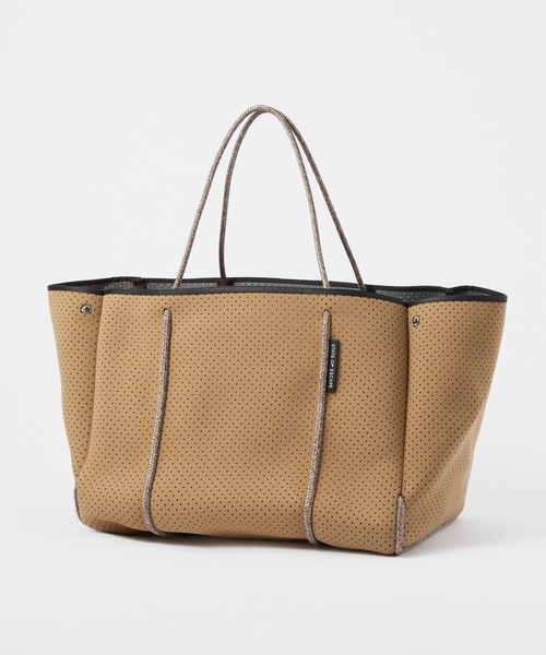 STATE OF ESCAPE（ステートオブエスケープ）の「STATE OF ESCAPE ESCAPE ステートオブエスケープ エスケープ トートバッグ（トートバッグ・レディース・カーキ/ブラウン系1/ベビーピンク/ダークブルー/マスタード/ピンク系1/グリーン/ピンク/ブラウン/グレー・ONE SIZE）」の21枚目の写真