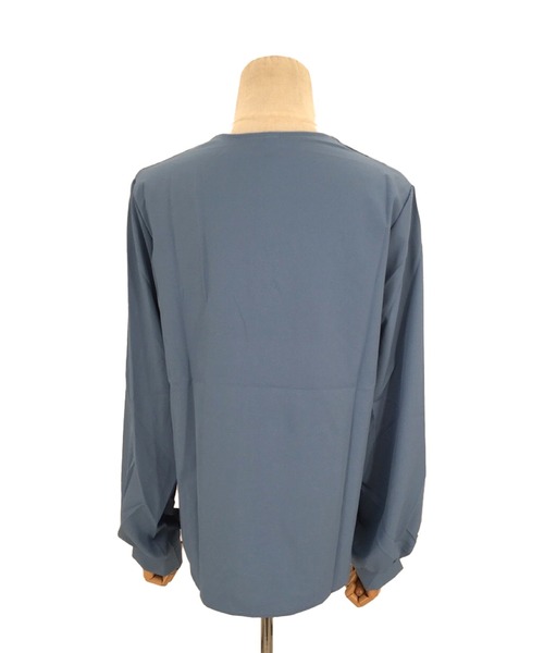 Amulet(アミュレット)の「Vネックツイストブラウス(シャツ/ブラウス・レディース・ブルー/ブラック・M/L/XL)」の9枚目の写真
