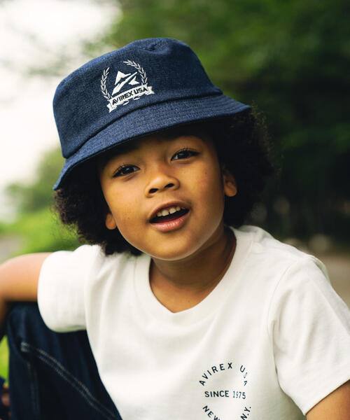 AVIREX(アヴィレックス)の「【KID'S/キッズ】A-STAR DENIM HAT / Aスター デニム ハット / AVIREX / アヴィレックス(ハット・キッズ・ブルー系その他3/その他4・F)」の10枚目の写真