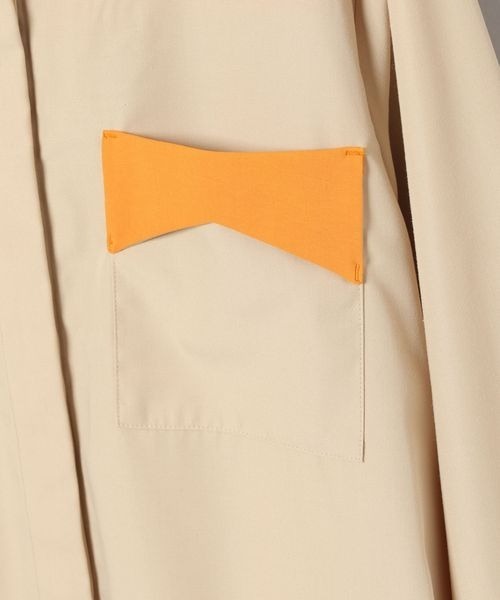 JEANASIS（ジーナシス）の「バイカラーウエスタンワンピ【おね企画】/192862（シャツワンピース・レディース・ホワイト系その他/ベージュ系その他・FREE）」の7枚目の写真