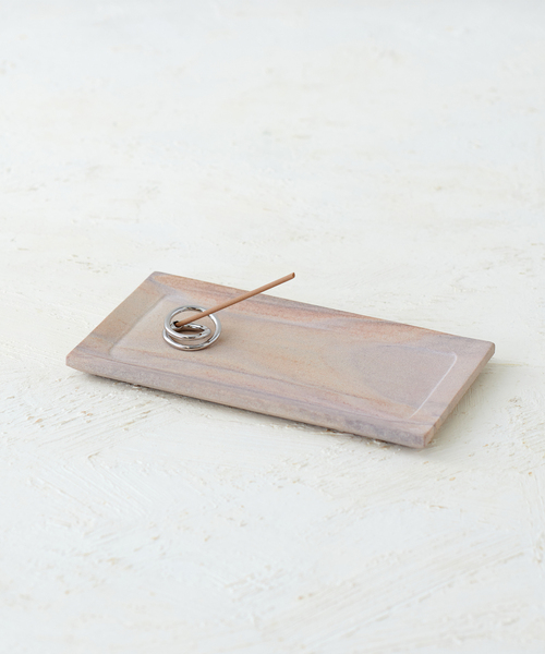 journal standard Furniture （ジャーナルスタンダードファニチャー）の「SANDSTONE TRAY サンドストーン トレー（ステーショナリー・レディース・ブラック/ホワイト/ピンク・FREE）」の4枚目の写真