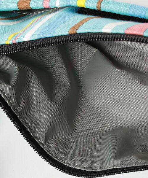 CHUMS（チャムス）の「CHUMS/チャムス ショルダーバック MINI BANANASHOULDER SWEAT ミニバナナショルダースウェットナイロン CH60-3609（ショルダーバッグ・メンズ・ブラック×グレー/ブルー/ネイビー/グレー系その他/ピンク系その他/ブルー系その他/グリーン・FREE）」の8枚目の写真