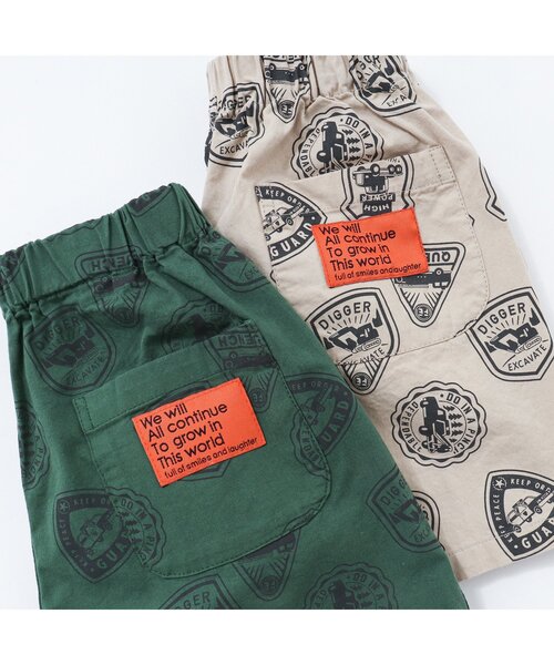 BREEZE（ブリーズ）の「働く車総柄パンツ（その他パンツ・キッズ・レッド/アイボリー/グリーン・100/80/130/110/120/90/140）」の16枚目の写真