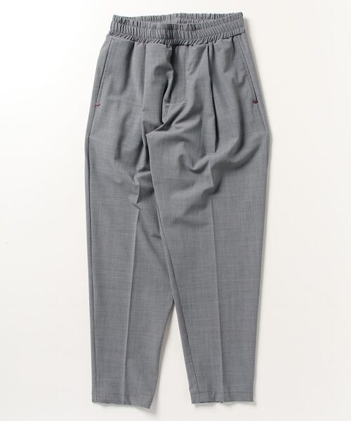 ENTRE AMIS(アントレ アミ)の「ENTRE AMIS/アントレ アミ/EASY 1PL TROUSERS(スラックス・メンズ・ブラック/グレー・32/30/36/34)」の2枚目の写真
