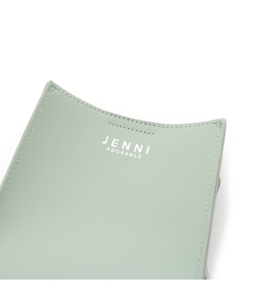 JENNI（ジェニィ）の「シンプルミニショルダー（ショルダーバッグ・キッズ・ピンク/ミント/ブラック/サックスブルー/オフホワイト・F）」の12枚目の写真