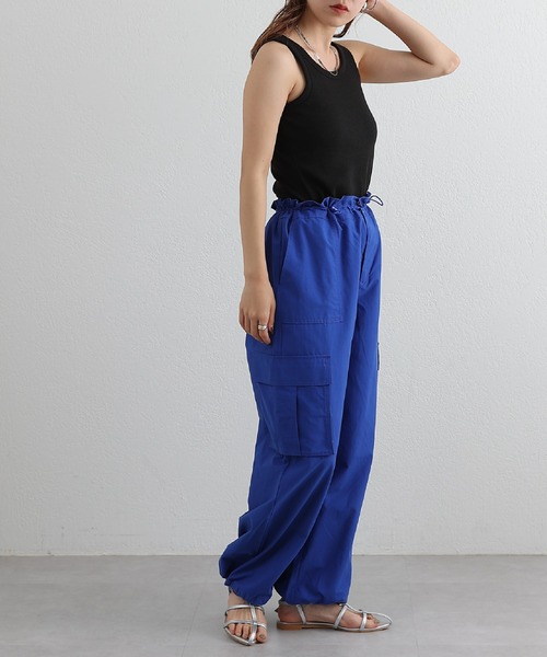 COLONY 2139（コロニートゥーワンスリーナイン）の「カップ付リブタンクトップ（タンクトップ・レディース・ホワイト/チャコールグレー/ブラック/イエロー/グリーン・SMALL/MEDIUM）」の21枚目の写真