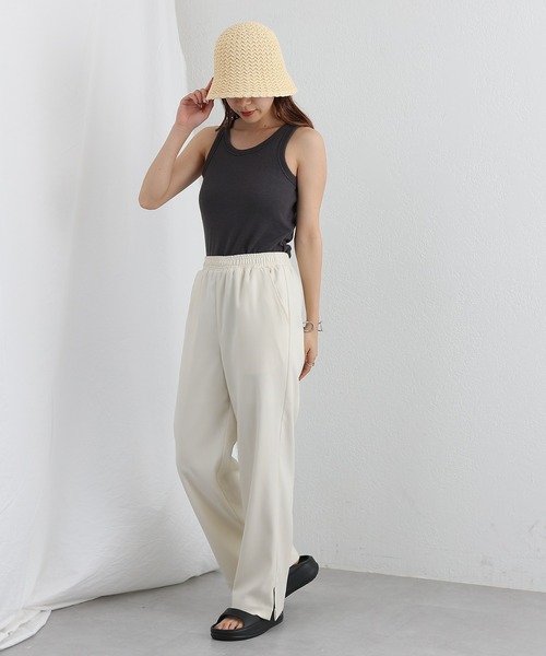 COLONY 2139（コロニートゥーワンスリーナイン）の「カップ付リブタンクトップ（タンクトップ・レディース・ホワイト/チャコールグレー/ブラック/イエロー/グリーン・SMALL/MEDIUM）」の10枚目の写真