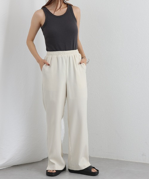 COLONY 2139（コロニートゥーワンスリーナイン）の「カップ付リブタンクトップ（タンクトップ・レディース・ホワイト/チャコールグレー/ブラック/イエロー/グリーン・SMALL/MEDIUM）」の16枚目の写真