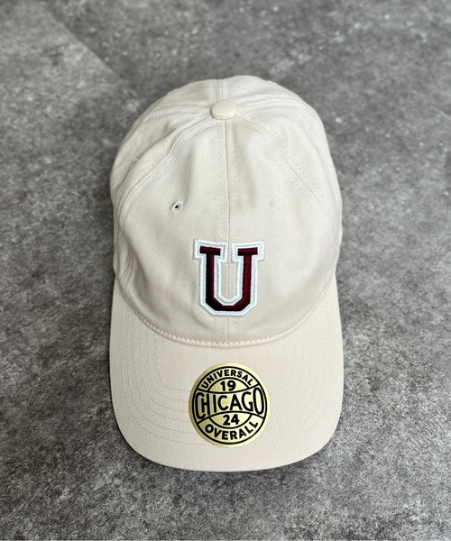 UNIVERSAL OVERALL(ユニバーサルオーバーオール)の「刺繍ツイルキャップ(キャップ・レディース・モカ/アイボリー/ブラック/ネイビー/グリーン・FREE)」の16枚目の写真