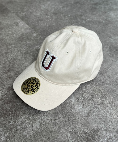 UNIVERSAL OVERALL(ユニバーサルオーバーオール)の「刺繍ツイルキャップ(キャップ・レディース・モカ/アイボリー/ブラック/ネイビー/グリーン・FREE)」の17枚目の写真