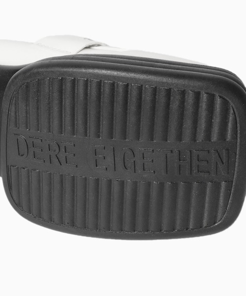 Chick（チック）の「スクエアトゥチャンキーソールローファー（ローファー・レディース・ホワイト/ブラック・36/38/40）」の17枚目の写真