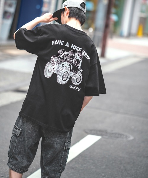 improves(インプローブス)の「ケミカルウオッシュ ワイド カーゴショートパン(デニムパンツ・メンズ・ネイビー/ブラック・MEDIUM/LARGE)」の8枚目の写真