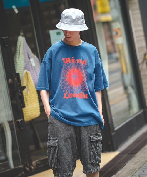 improves(インプローブス)の「ケミカルウオッシュ ワイド カーゴショートパン(デニムパンツ・メンズ・ネイビー/ブラック・MEDIUM/LARGE)」の9枚目の写真