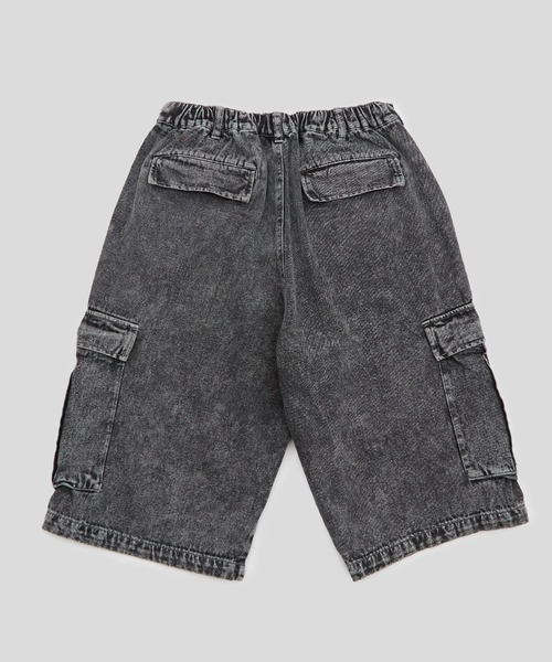 improves(インプローブス)の「ケミカルウオッシュ ワイド カーゴショートパン(デニムパンツ・メンズ・ネイビー/ブラック・MEDIUM/LARGE)」の19枚目の写真